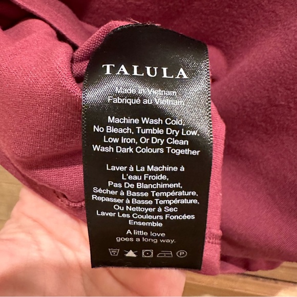 Aritzia Talula “Wiltona” Mauve Crop Top - Picture 5 of 7